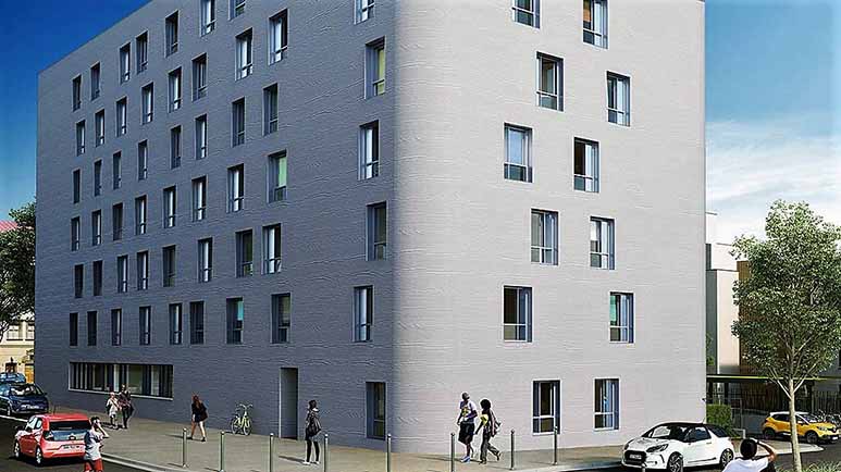 New Wave une résidence étudiante d'occasion exploitée par Odalys à Lille