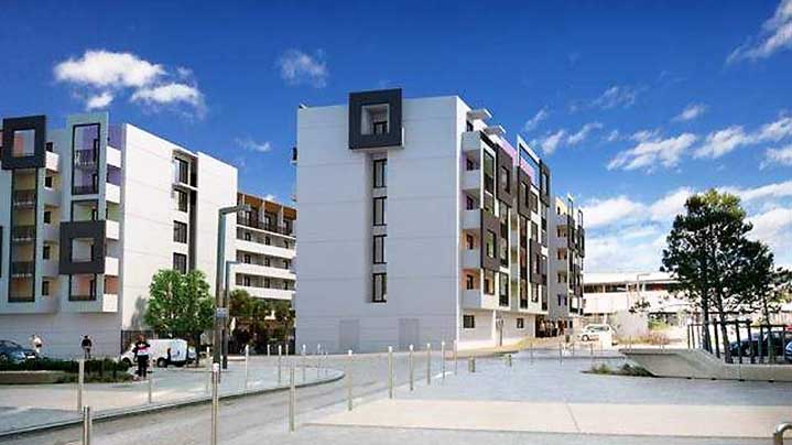 Le Gabriel une résidence étudiante d'occasion exploitée par Advenis Résidences (Realista Résidences) à Montpellier