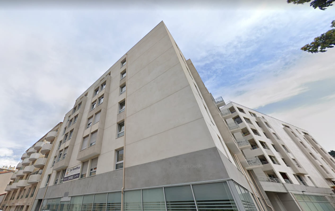 Baie des Anges une résidence étudiante à acheter et exploitée par Les Estudines (Réside études) à Nice