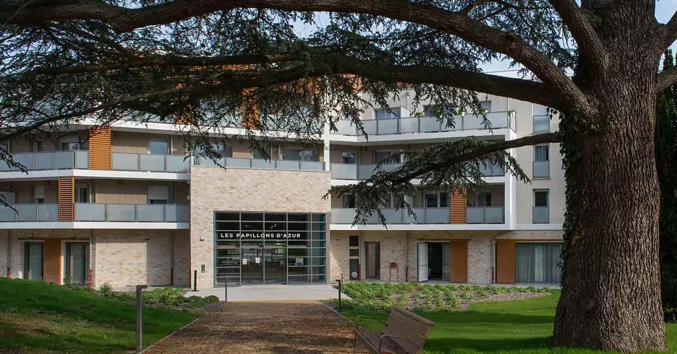 Les Papillons d'Azur une résidence seniors neuve exploitée par Domitys à Saint-Quentin