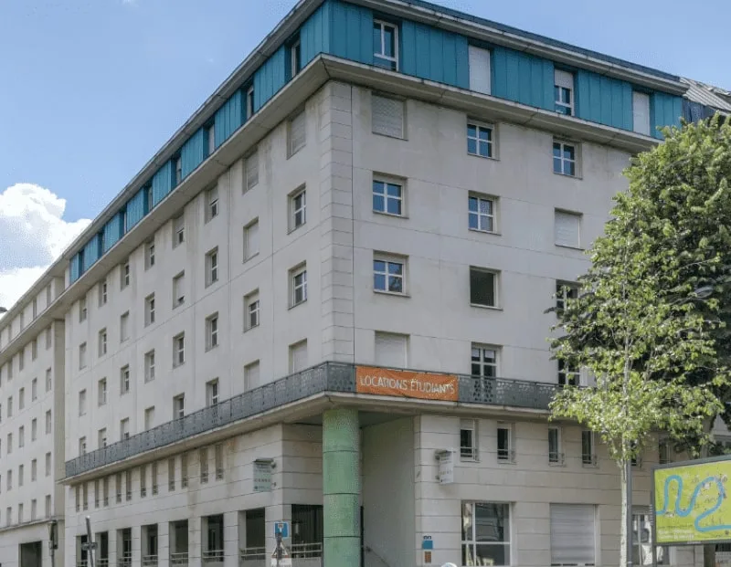 Gambetta une résidence étudiante exploitée par Logifac (OHLE) à Rouen, 
