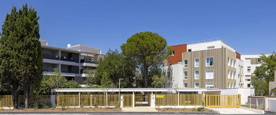 Maryse Bastié une résidence étudiante exploitée par Logifac (OHLE) à Montpellier, 