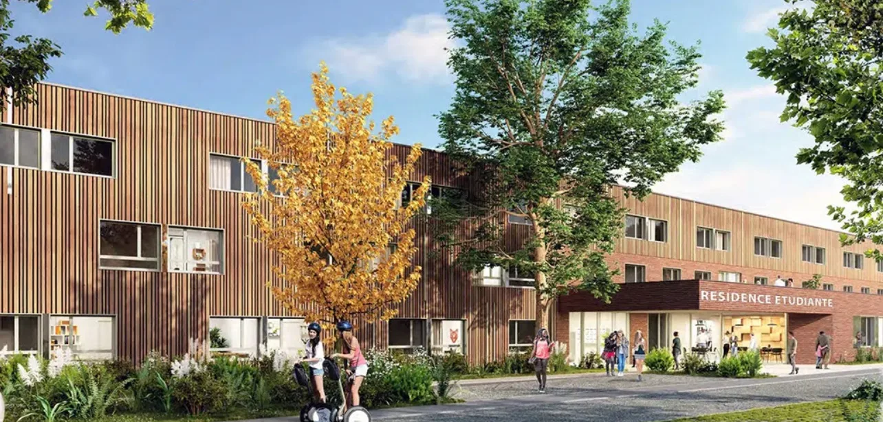 Qampus une  exploitée par Logifac (OHLE) à Villeneuve-d'Ascq 