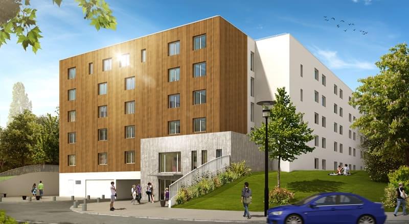 La Rivière une résidence étudiante d'occasion exploitée par OHLE OSE à Nantes