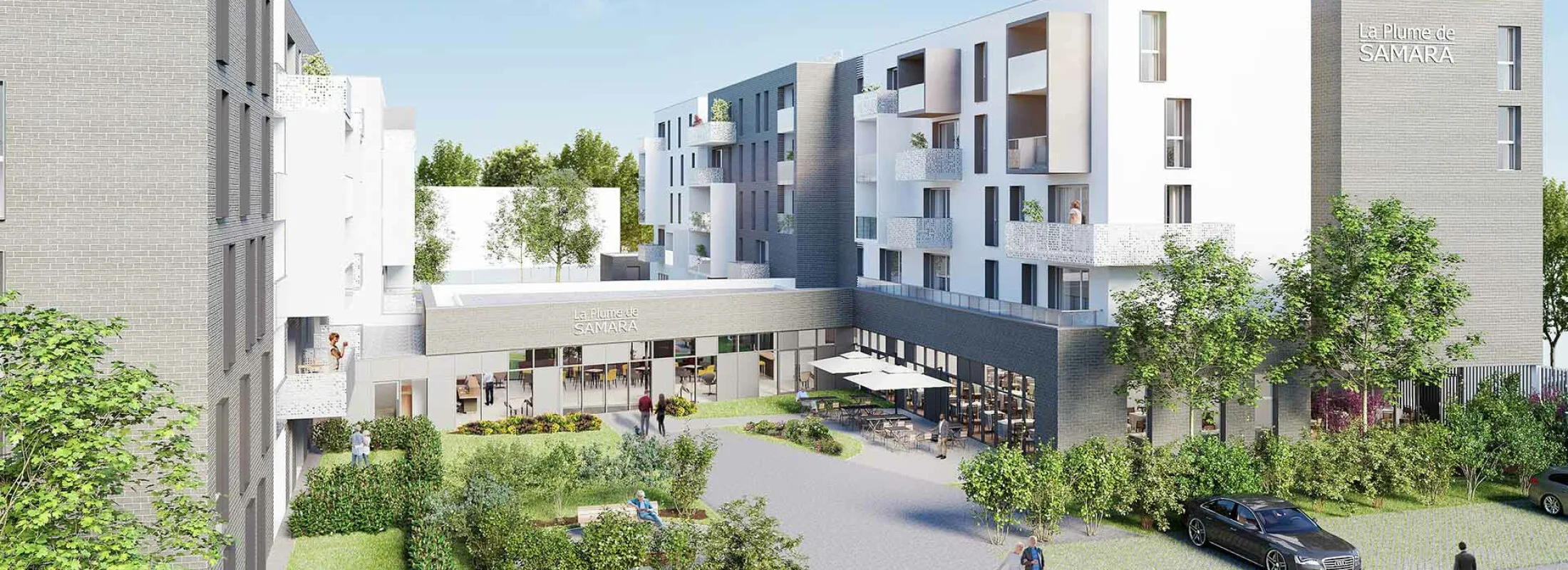 La Plume de Samara une Résidence Seniors exploitée par Domitys à Amiens 