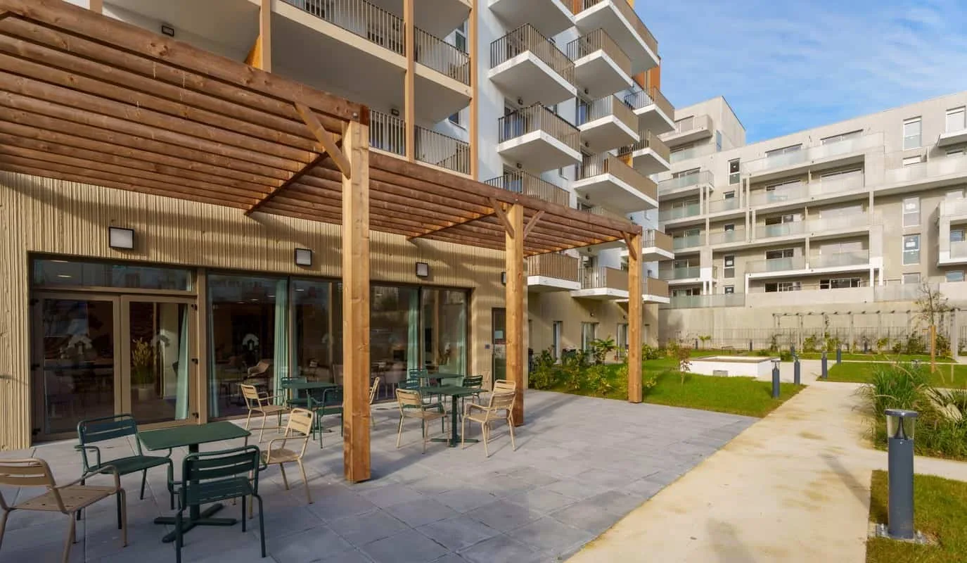 Les Jardins d'Arcadie Lorient Villeneuve une résidence seniors à la revente exploitée par Les Jardins Arcadie à Lorient