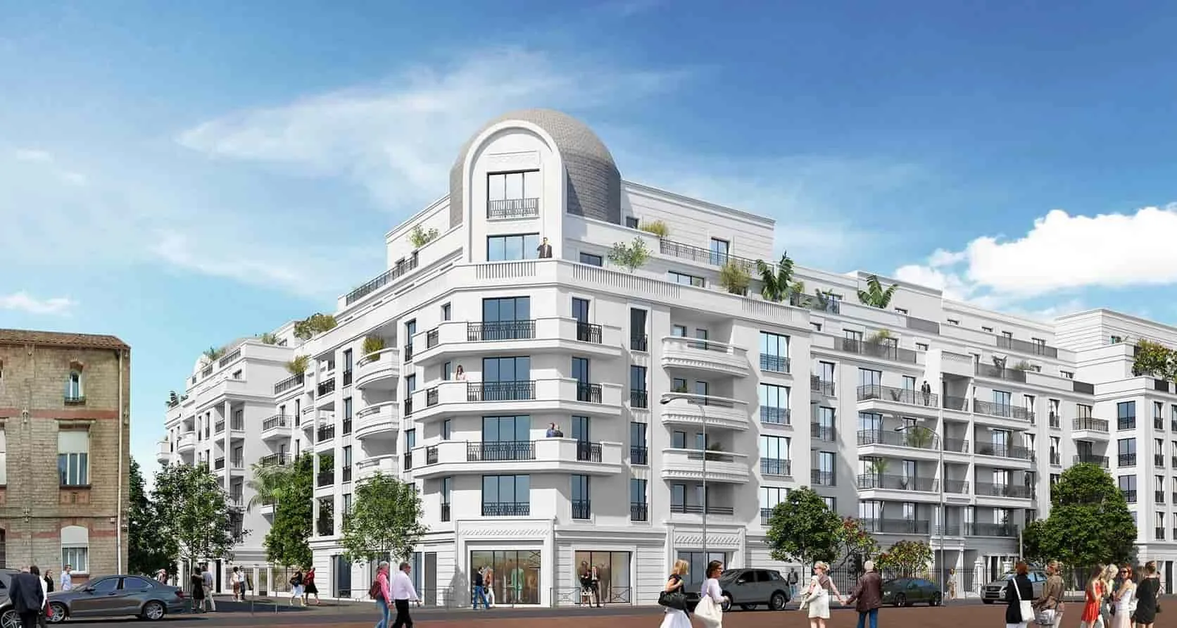 Le 225 une résidence seniors à la revente exploitée par Domitys à Levallois-Perret