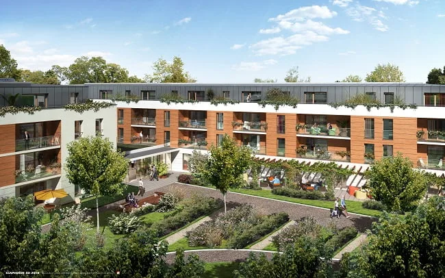 Les Comtes de Sologne une résidence seniors à la revente exploitée par Domitys à Blois