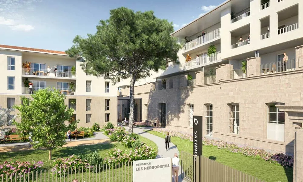 Les Herboristes une résidence seniors à la revente exploitée par Domitys à Castres
