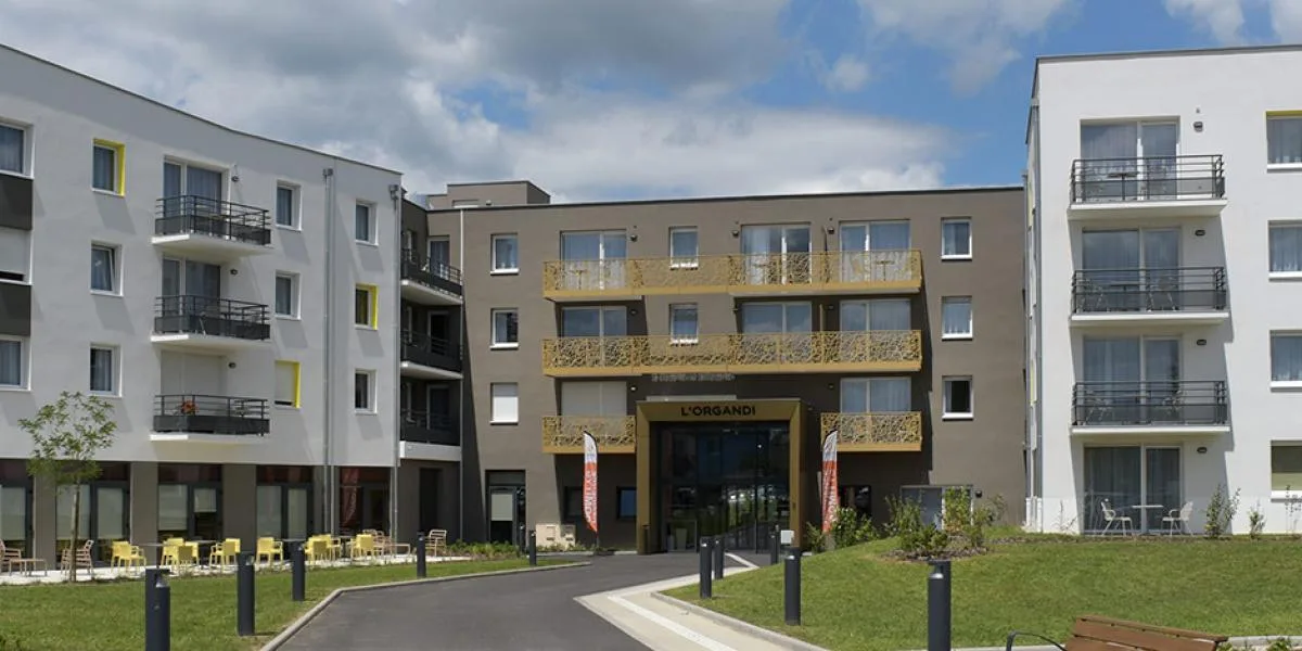 L'Organdi une résidence seniors à la revente exploitée par Domitys à Kingersheim