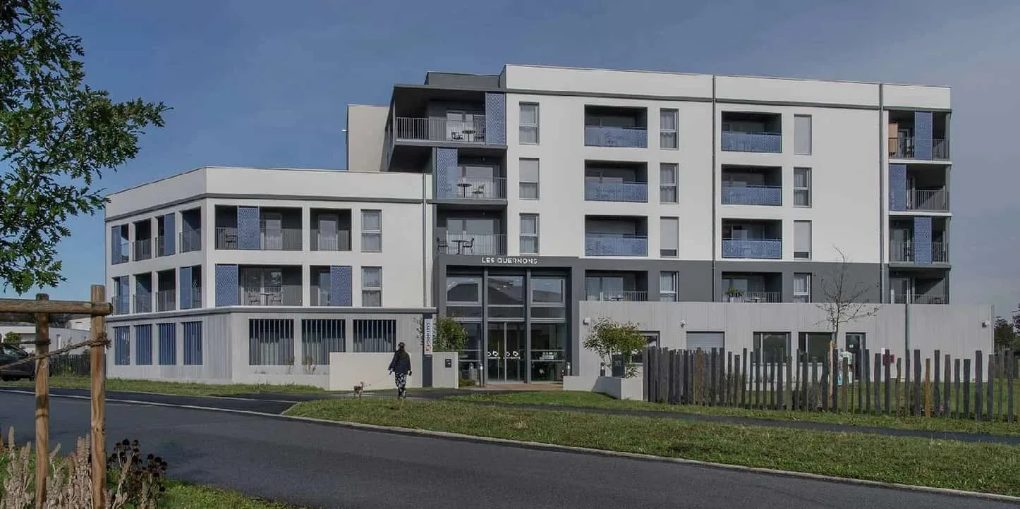 Les Quernons une résidence seniors à la revente exploitée par Domitys à Trélazé