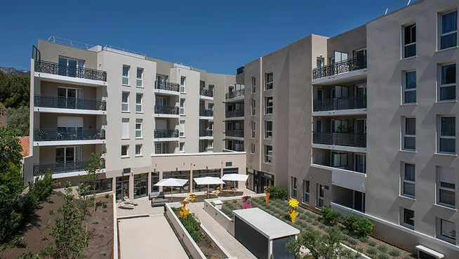 Terra Souleou une résidence seniors à la revente exploitée par Domitys à La Valette-du-Var