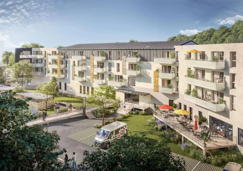Les Vantelles une résidence seniors à la revente exploitée par Domitys à Plombières-lès-Dijon