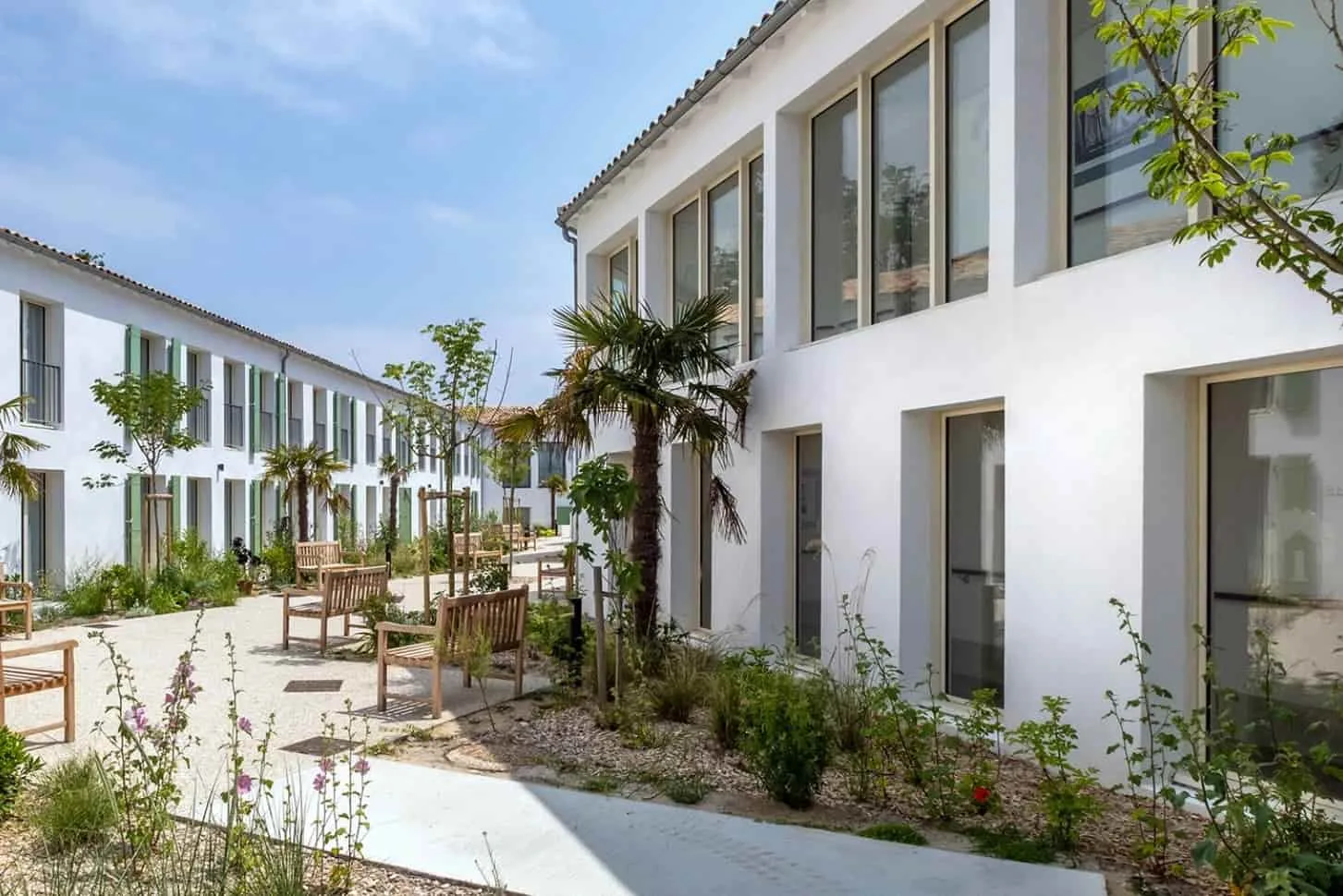 Les Jardins d'Arcadie du Bois-Plage-en-Ré une résidence seniors à la revente exploitée par Les Jardins Arcadie à Le Bois-Plage-en-Ré