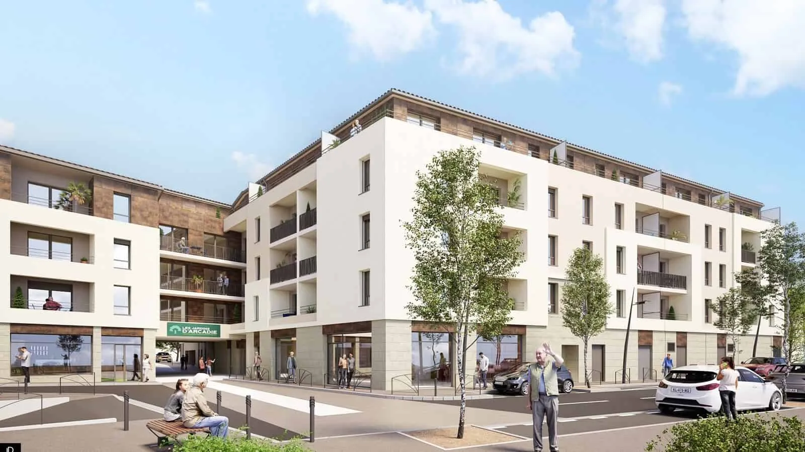 Les Jardins d'Arcadie d'Istres une résidence seniors à la revente exploitée par Les Jardins Arcadie à Istres