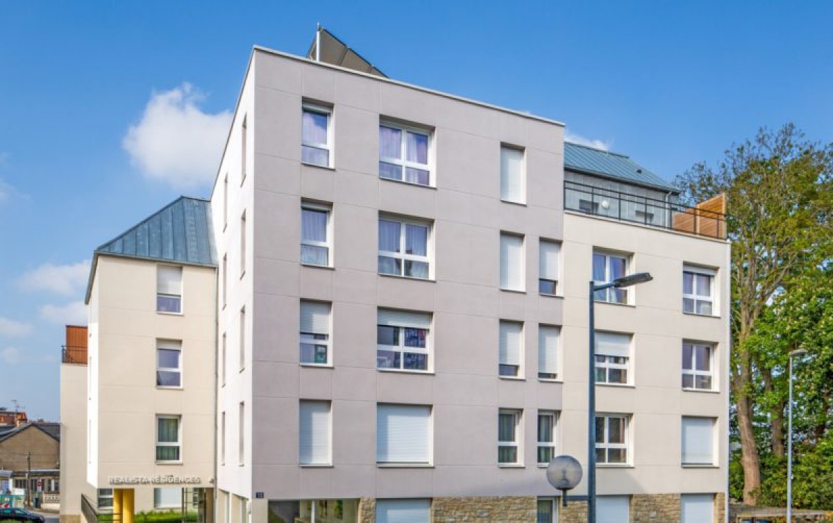 Realista Rennes une résidence étudiante exploitée par Advenis Résidences (Realista Résidences) à Rennes, Adresse précise à confirmer auprès de Advenis Résidences.