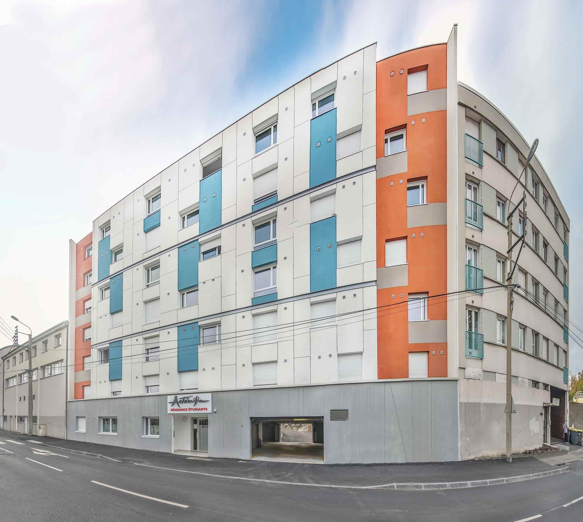 Oradou une résidence étudiante exploitée par Artemisia Gestion à Clermont-Ferrand, 