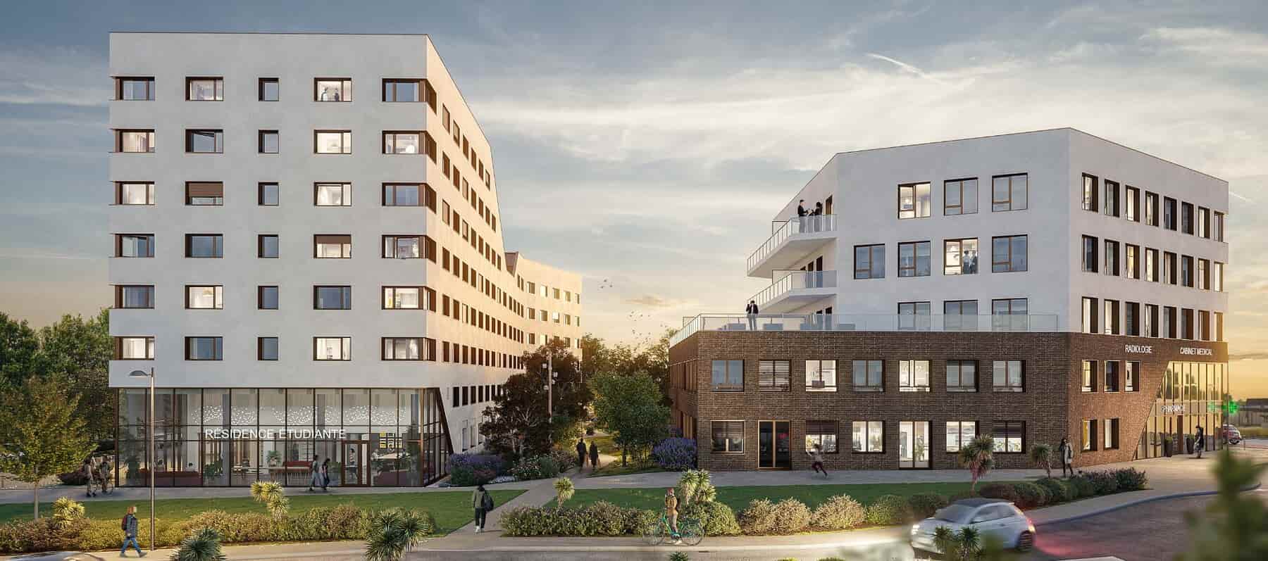 Tohannic une résidence étudiante exploitée par Artemisia Gestion à Vannes, 