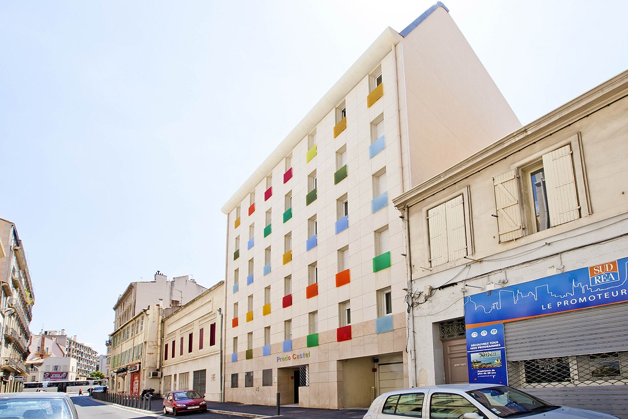 Les Estudines Marseille Castellane une résidence étudiante exploitée par Réside Etudes à Marseille, Adresse précise à confirmer auprès de Réside Etudes.