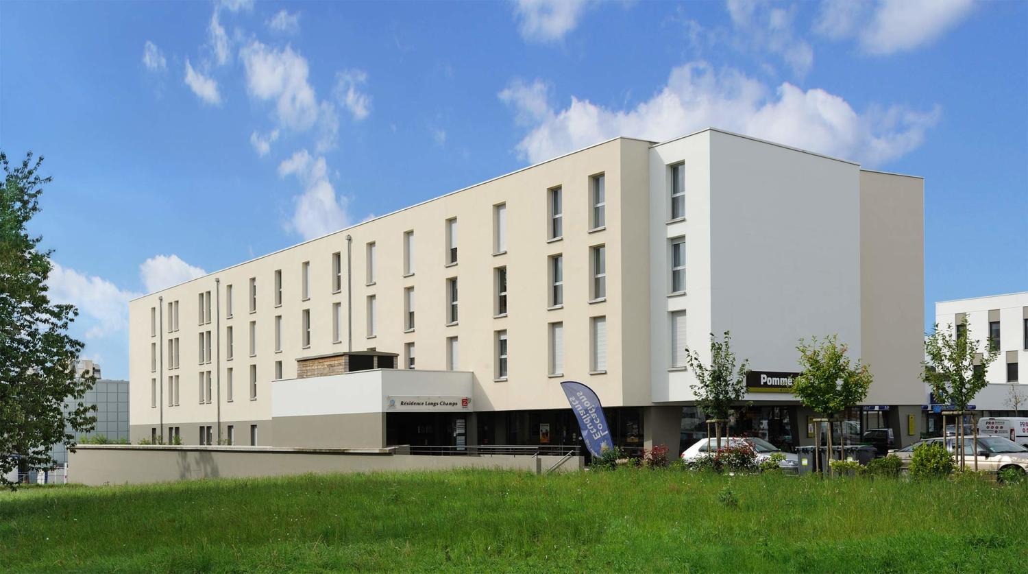 Les Estudines Longs Champs une résidence étudiante exploitée par Réside Etudes à Rennes, Adresse précise à confirmer auprès de Réside Etudes.