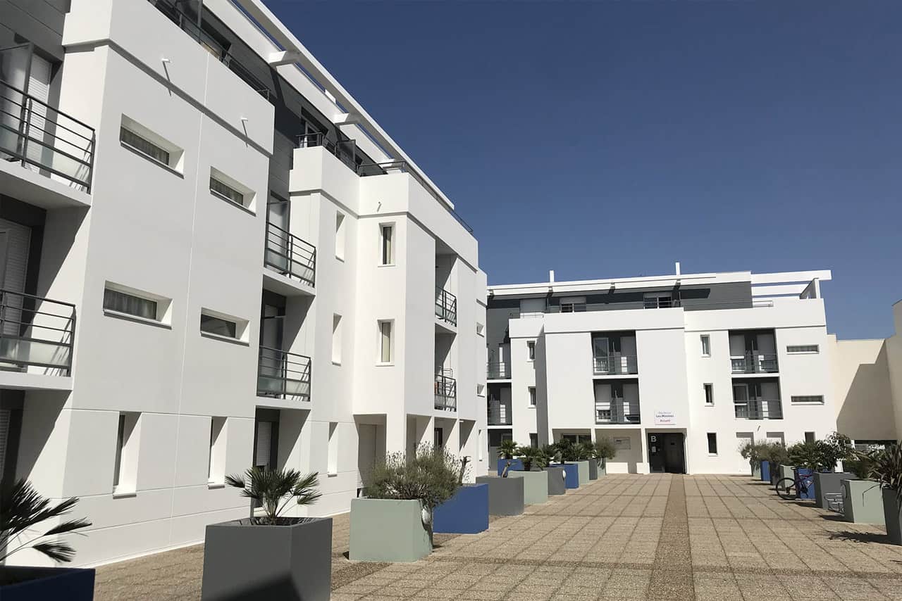 Les Minimes une résidence étudiante exploitée par Les Estudines (Réside études) à La Rochelle, 