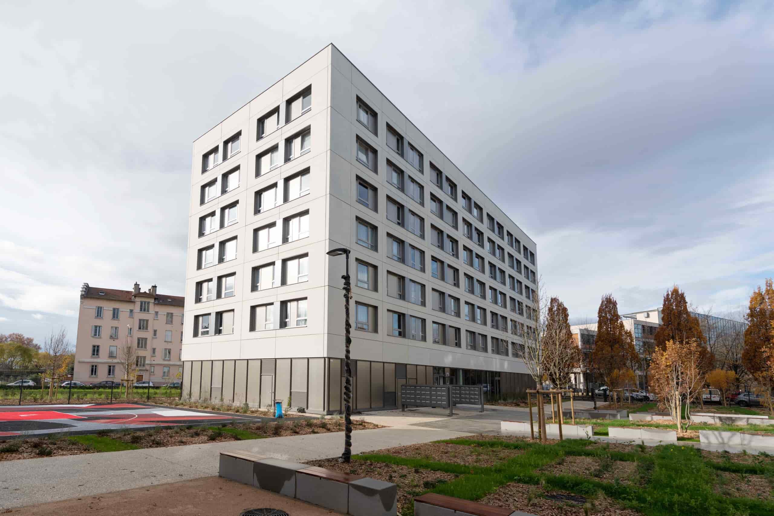 Mégara une résidence étudiante exploitée par UXCO (Suitetudes) à Lyon, 