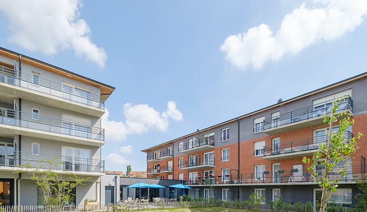 Les Templitudes du Lin une résidence seniors à la revente exploitée par DomusVi à Hem
